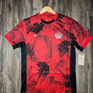 Nike Red and Black Geometric Men's Jersey